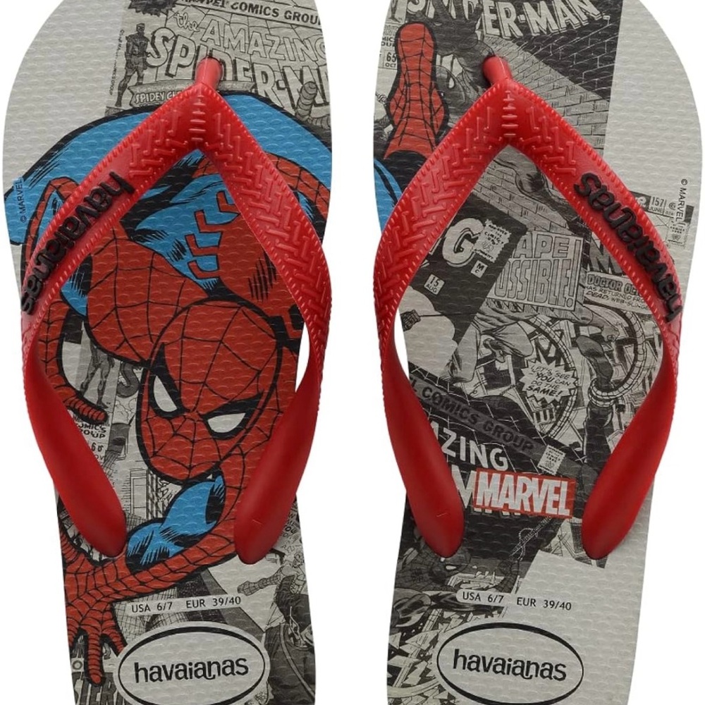 Havaianas Big Boys Top Marvel Classics Flip Flops